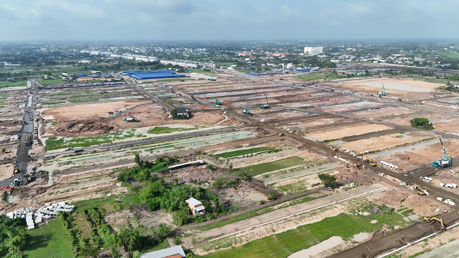 Tiến độ Vinhomes Green City Long An tháng 5/2025