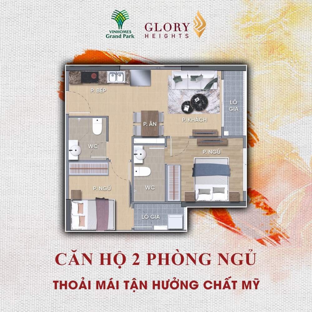 Thiết kế căn hộ Glory Heights
