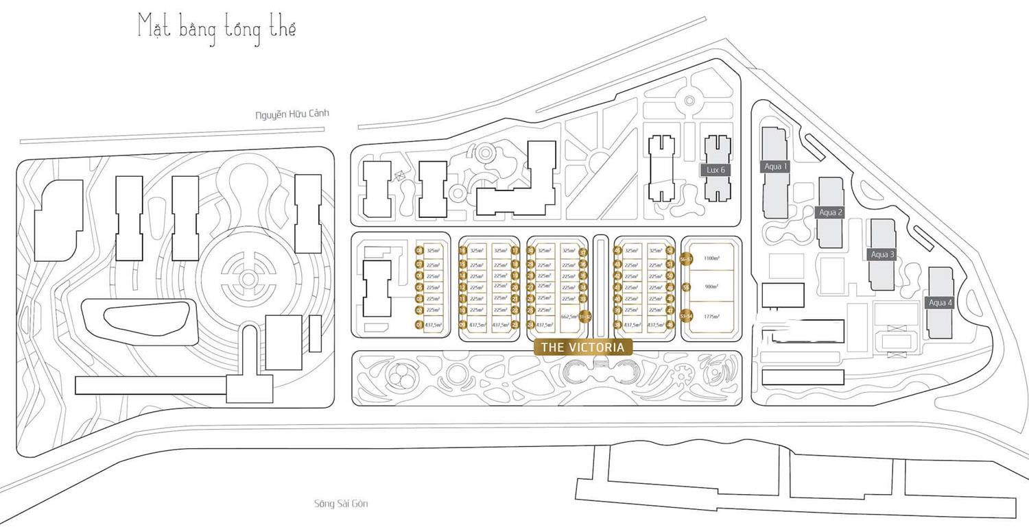Mặt bằng tầng điển hình Vinhomes Golden River