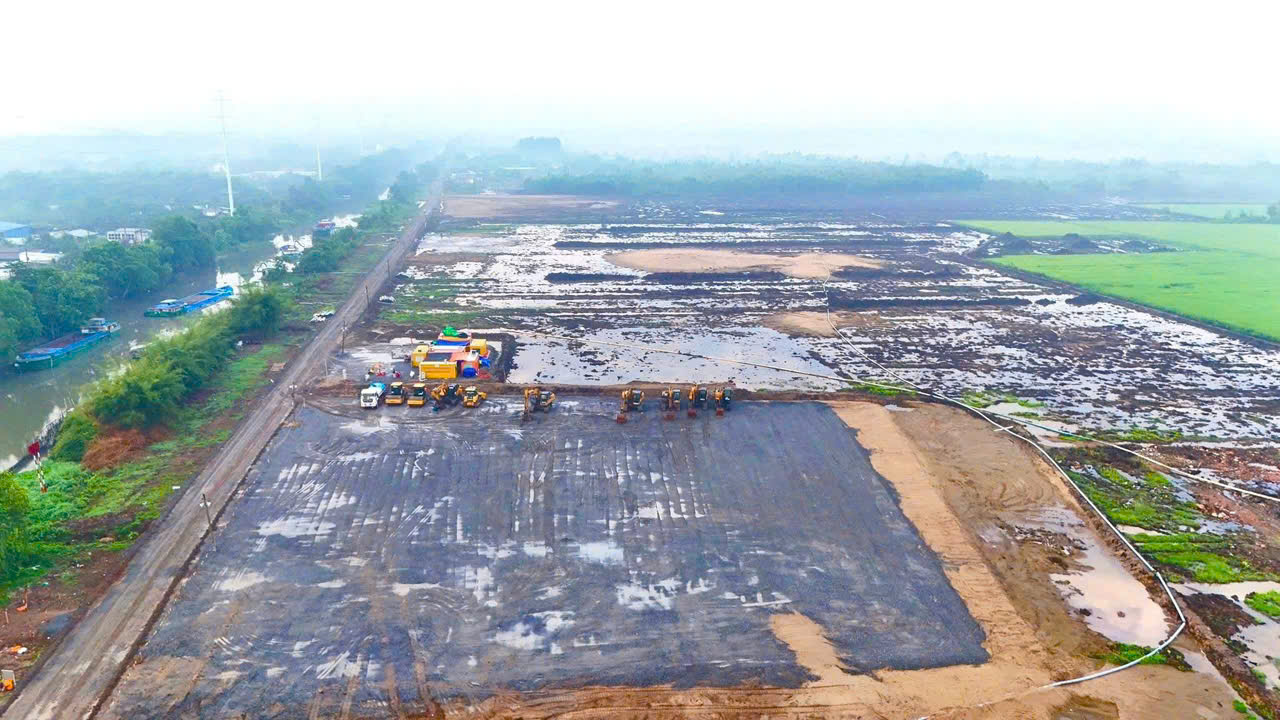 Hình ảnh tiến độ dự án Vinhomes Hóc Môn