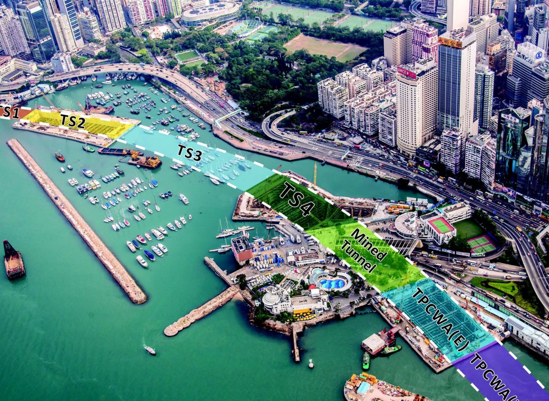 Hình ảnh lấn biển Central–Wan Chai (Hong Kong)