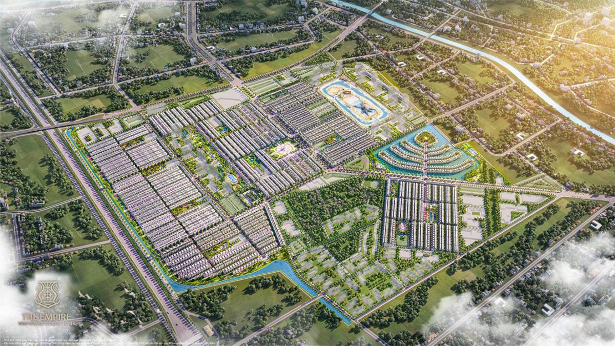 Phối cảnh tổng thể dự án Vinhomes Ocean Park 2 – The Empire Hưng Yên