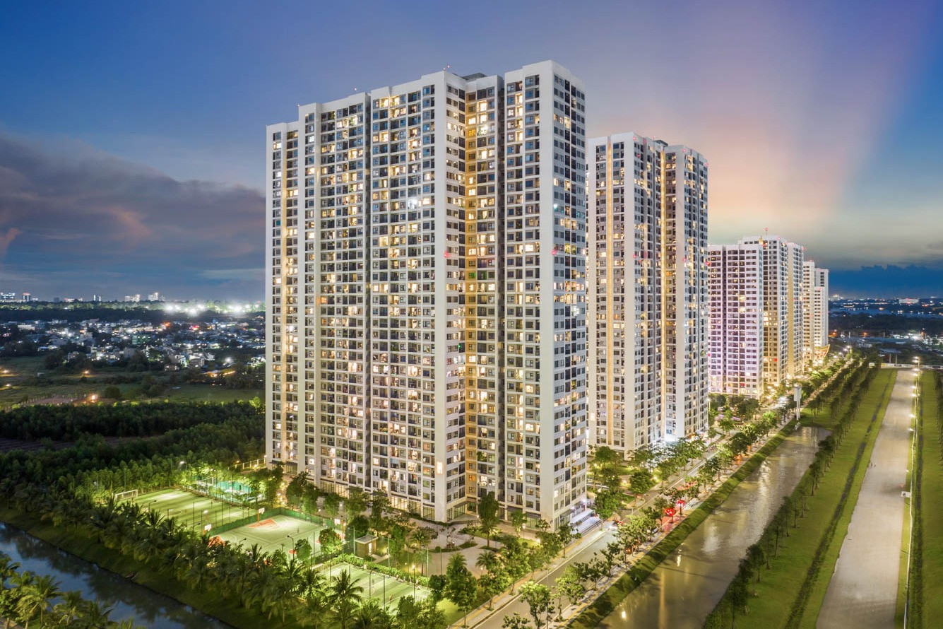 Phối cảnh tòa S2.03 phân khu The Rainbow - Vinhomes Grand Park Quận 9