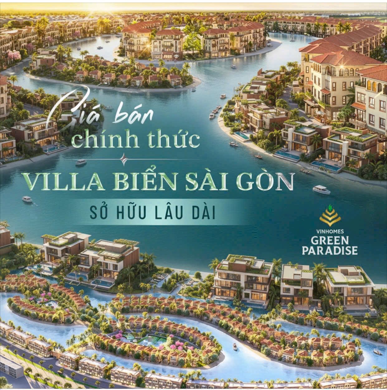Giá bán chính thức Villa Biển Sài Gòn