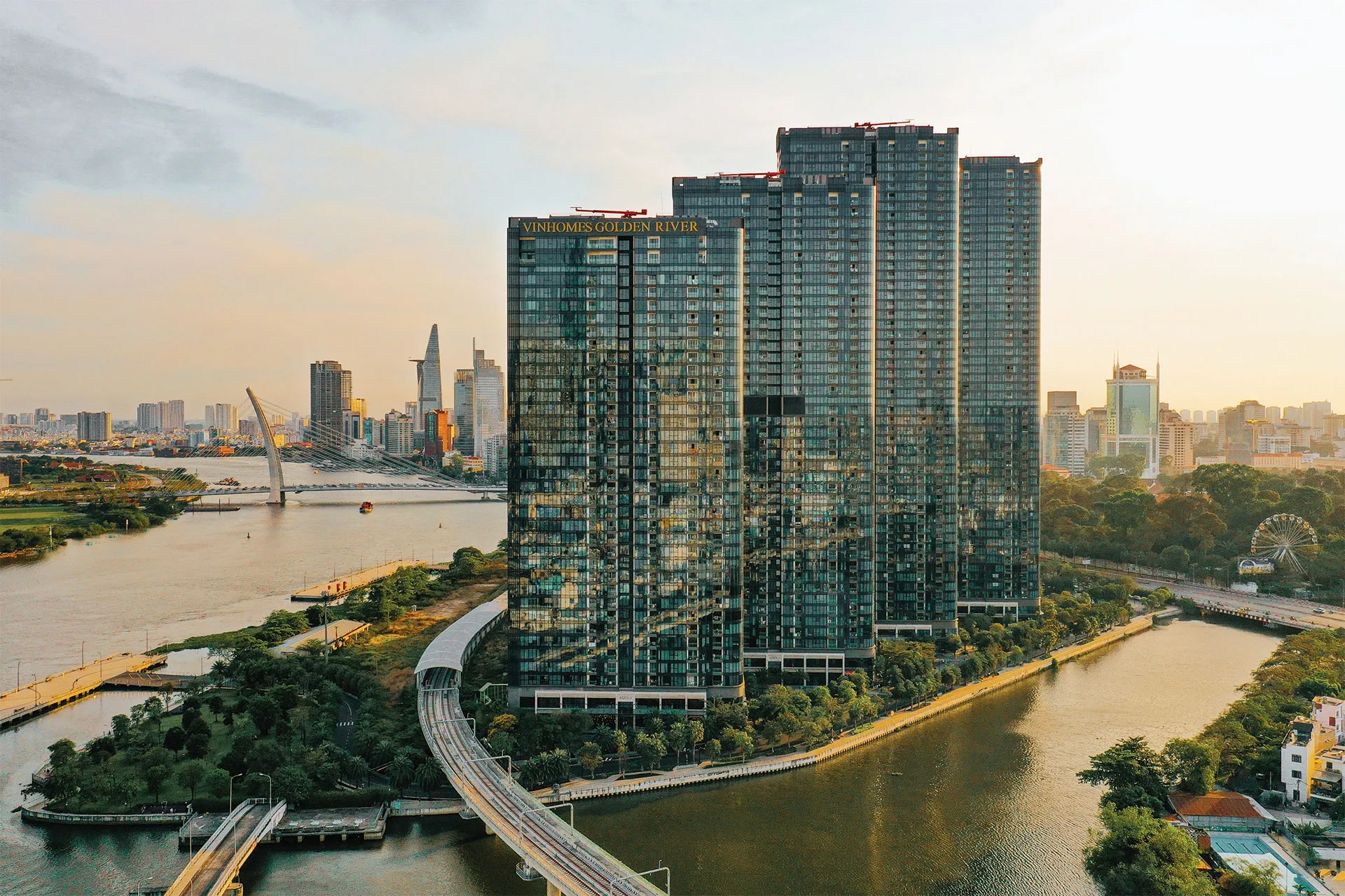 Phối cảnh tổng thể dự án Vinhomes Golden River