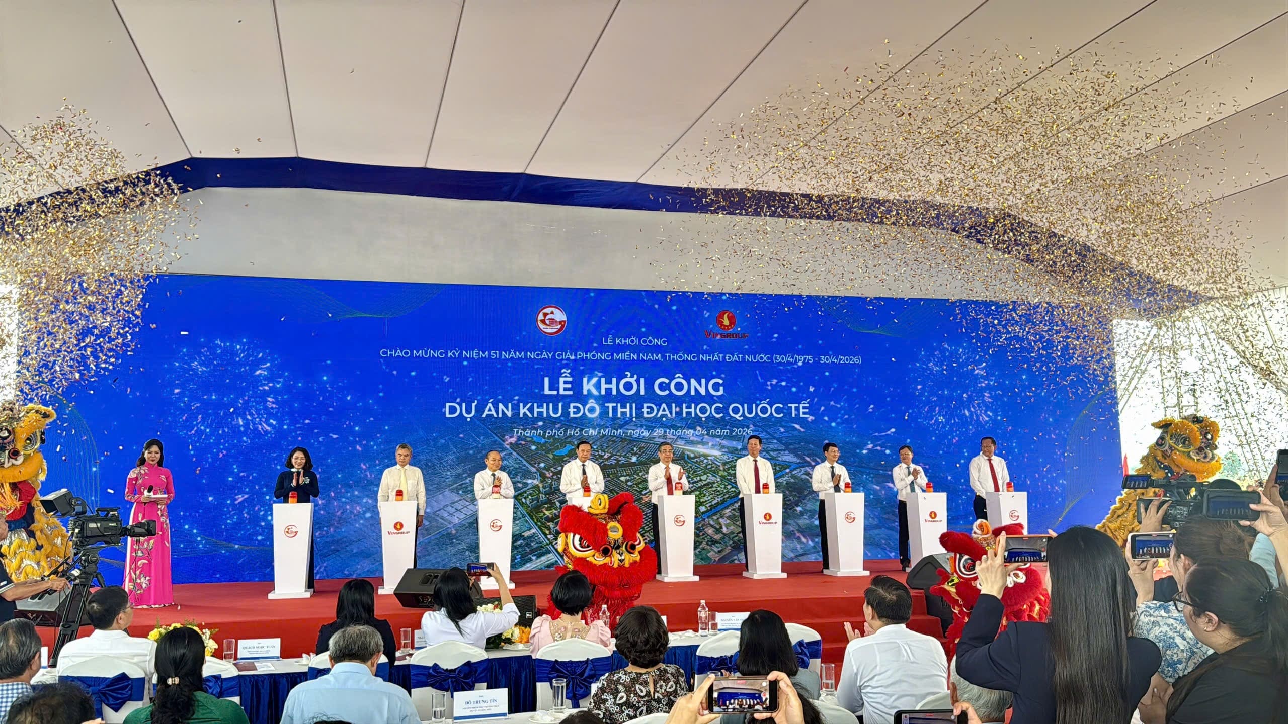 Chính Thức Khởi Công Khu Đô Thị Đại Học Quốc Tế – Vinhomes Saigon Park 880 Ha Tại TP.HCM