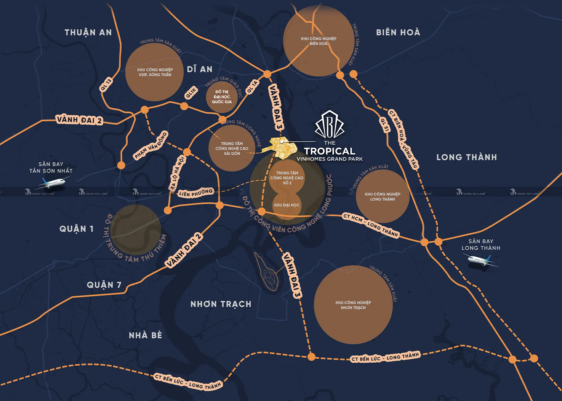 Vị trí Vị trí căn hộ The Tropical (The Beverly Solari) - Vinhomes Grand Park