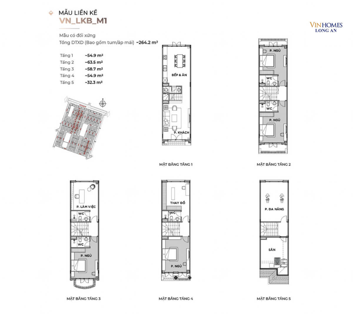 Mẫu Nhà phố liền kề VN_LKB_M1
