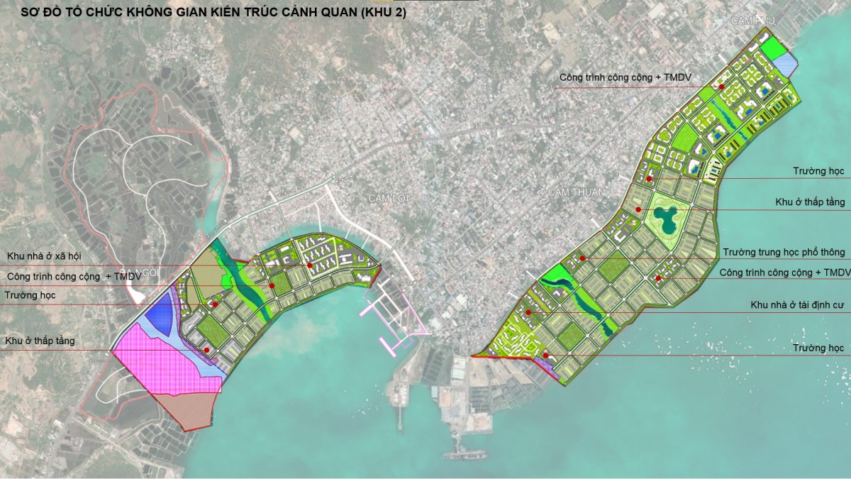 Mặt bằng tổng thể dự án Vinhomes Cam Ranh