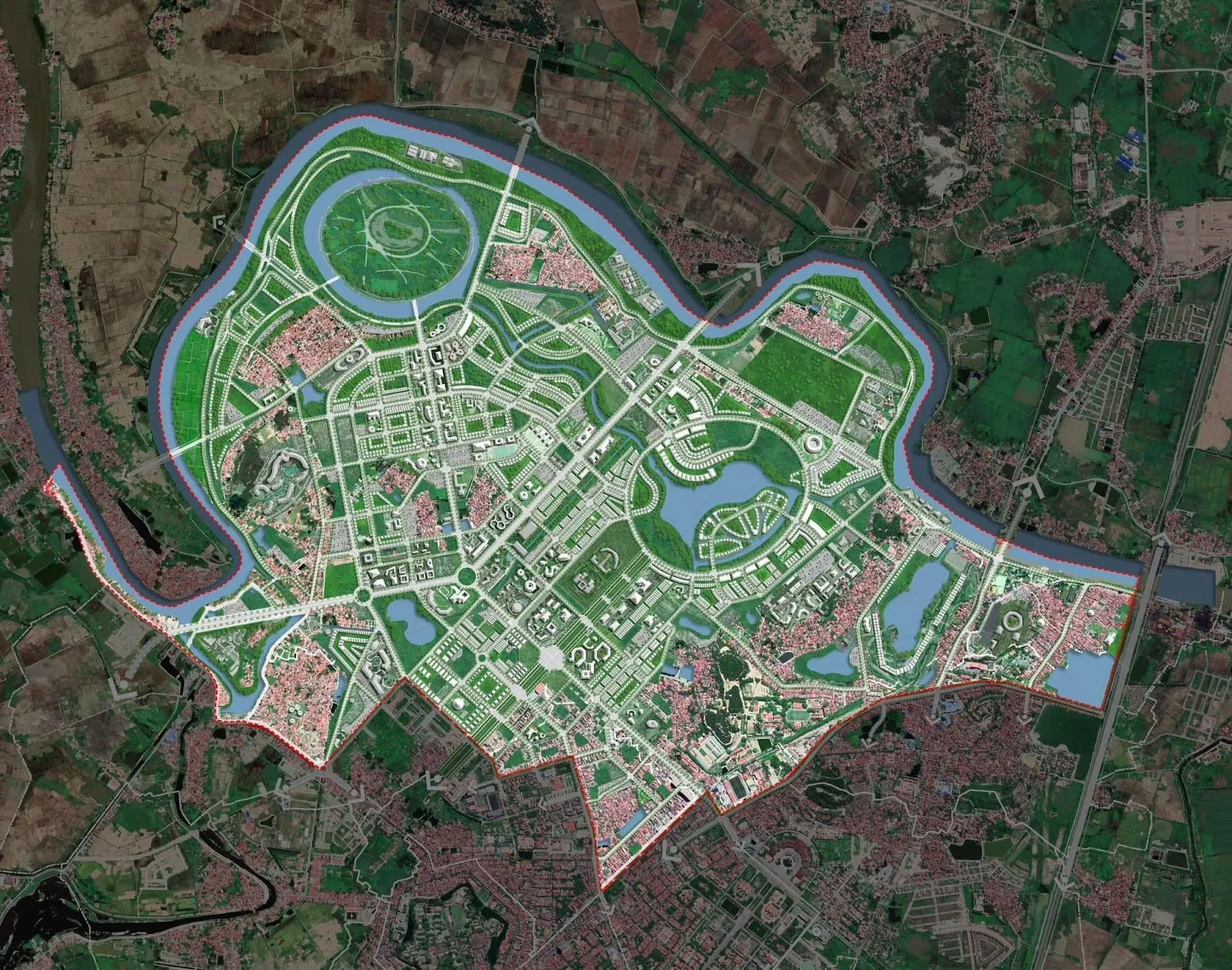 Phối cảnh tổng quan tổng thể dự án Vinhomes Bắc Ninh