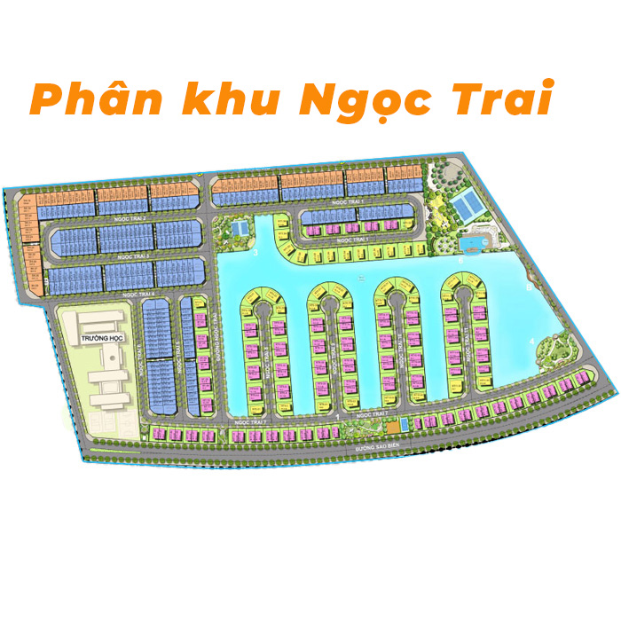 Mặt bằng Phân khu Ngọc Trai
