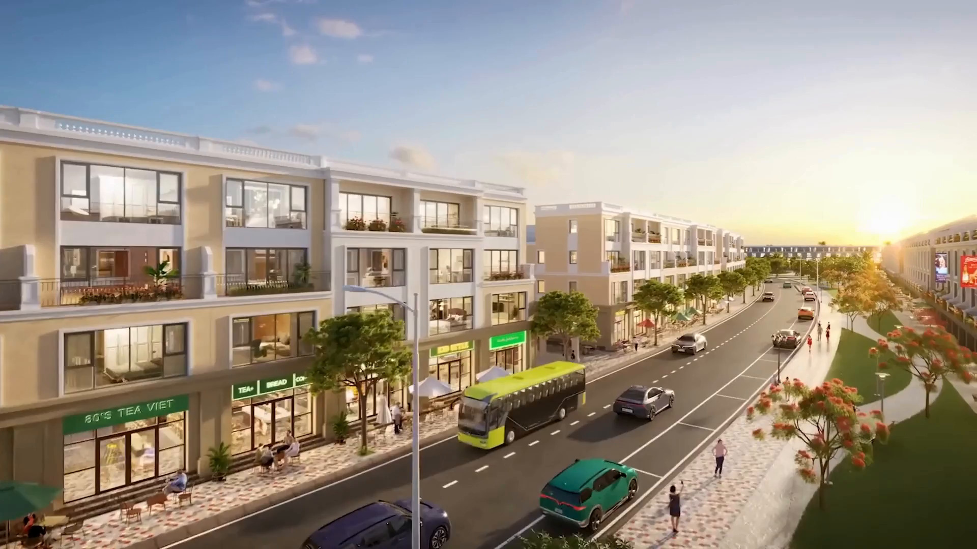 Mẫu nhà phố liền kề 9×16 tại dự án Vinhomes Saigon Park 