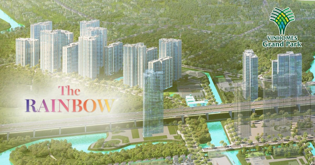 Phối cảnh phân khu The Rainbow - Vinhomes Grand Park