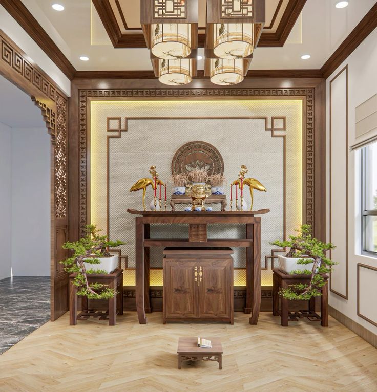 Phòng thờ đẹp, hợp phong thủy hiện nay