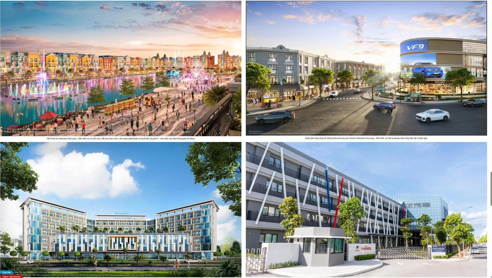 Phối cảnh hệ thống tiên ích tại Vinhomes Bắc Ninh (ảnh minh họa)