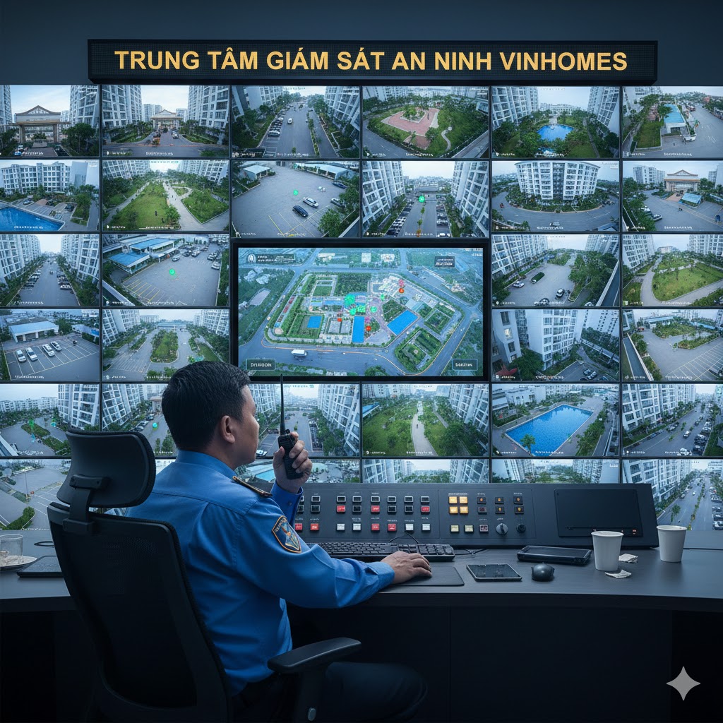 An ninh tại Vinhomes Grand Park được giám sát chặt chẽ