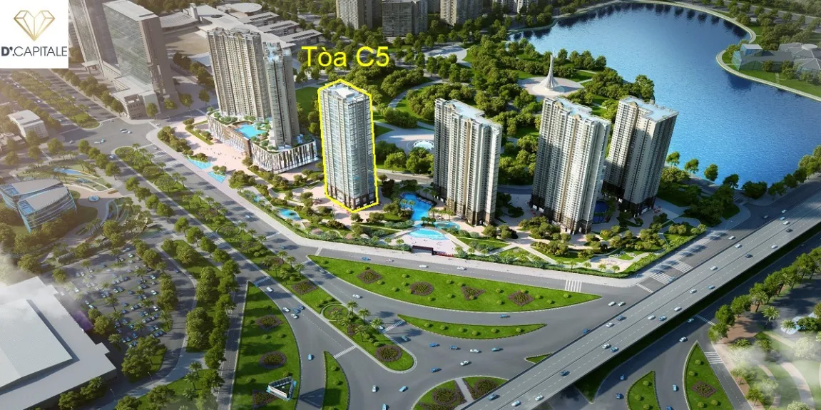 Vị trí tòa chung cư C5 Vinhomes D'Capitale Trần Duy Hưng