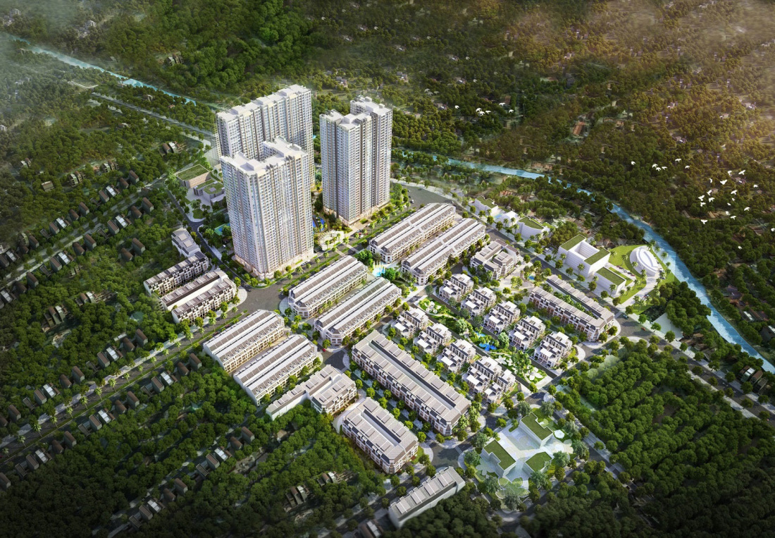 Phối cảnh tổng thể khu đô thị Vinhomes Gardenia