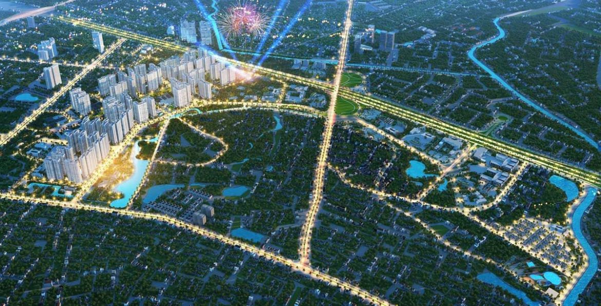 Khu dự án quy mô lớn với nhiều sản phẩm hiện đại