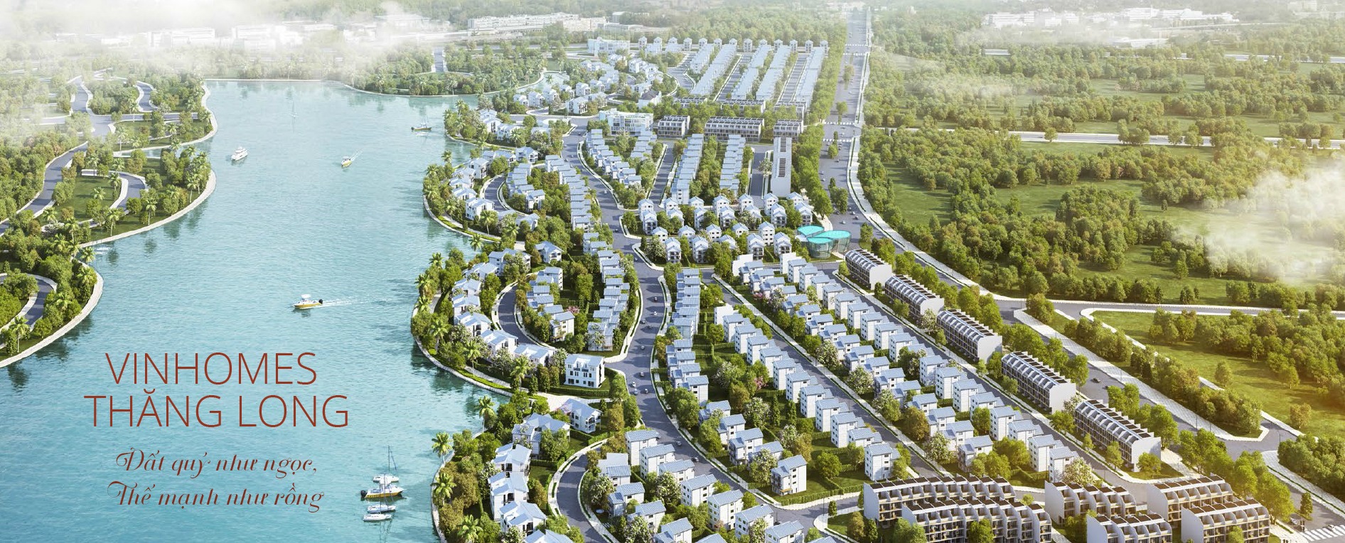 Phối cảnh tổng thể Vinhomes Thăng Long