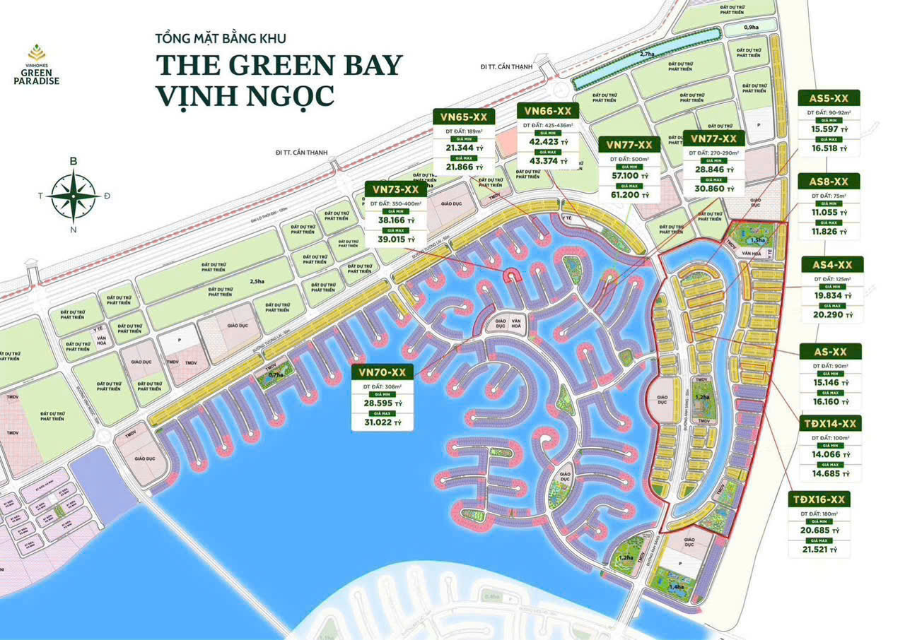 Bảng Giá Vinhomes Green Paradise Cần Giờ